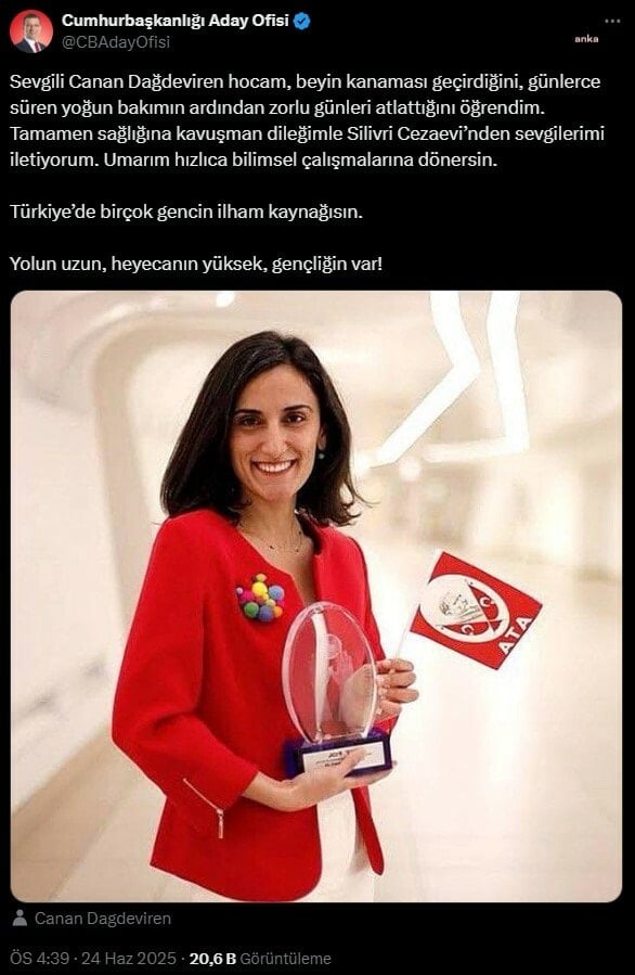 Ekrem İmamoğlu Canan Dağdeviren