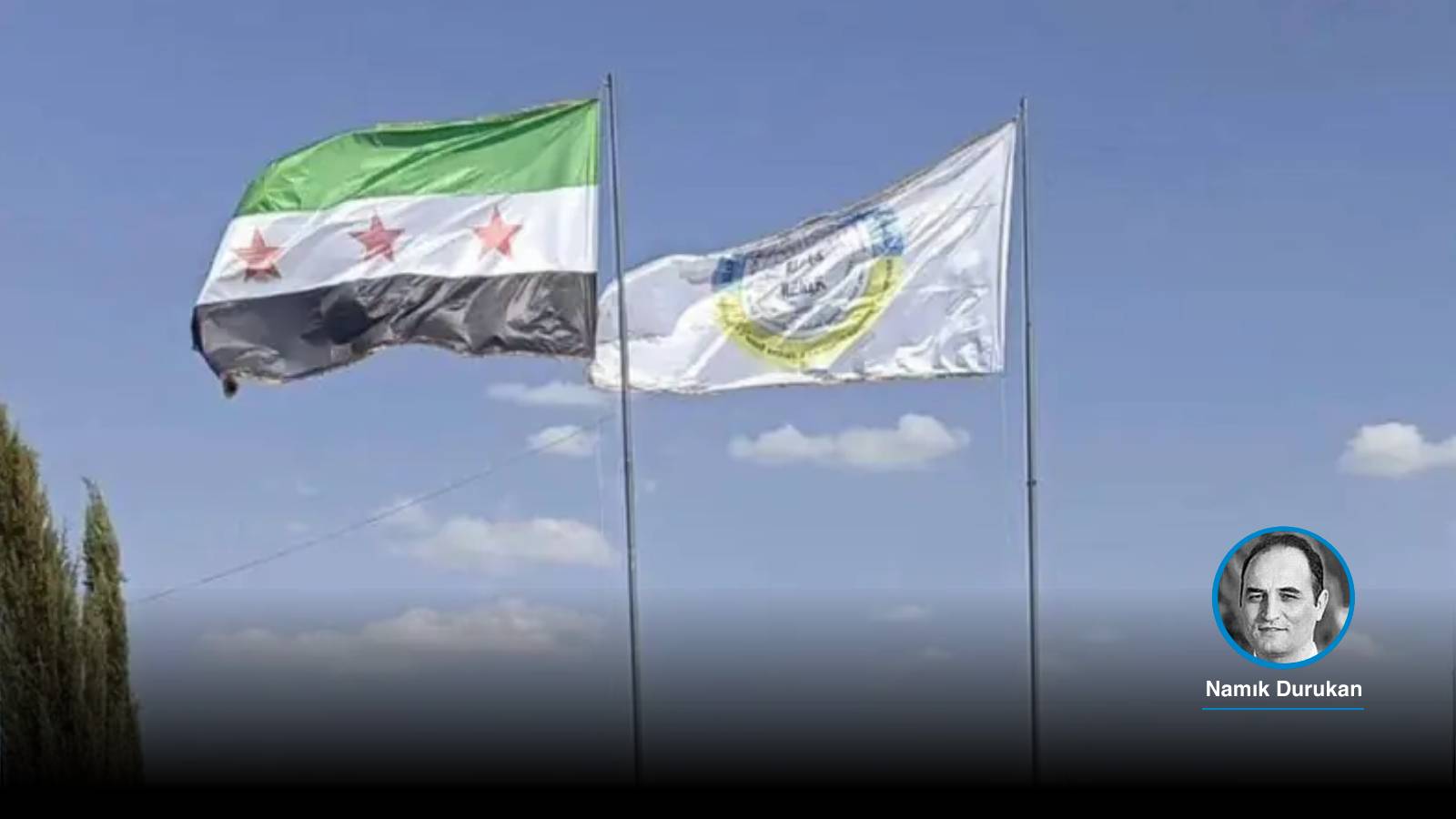 kuzeydogu suriyenin ikbyye acilan sinir kapisinda suriye bayragi gondere cekildi sam tek tarafli bir eylem f2U2X6M1