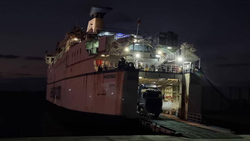 turkiyeden gazzeye yardim eli 17 iyilik gemisi el aris limaninda bosaltildi wrKvznqU.jpg