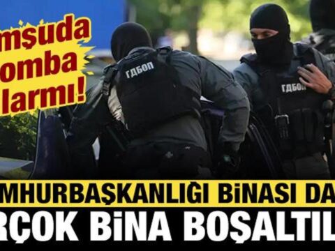 Komsuda alarm cumhurbaskanligi binasi bile bosaltildi y97yenhz