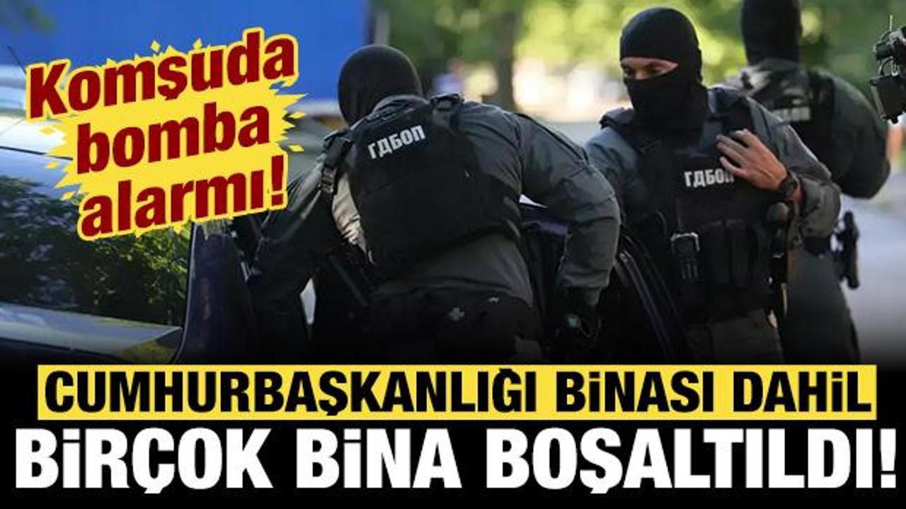 Komsuda alarm cumhurbaskanligi binasi bile bosaltildi y97yenhz